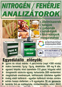 Nitrogén / fehérje analizátorok
