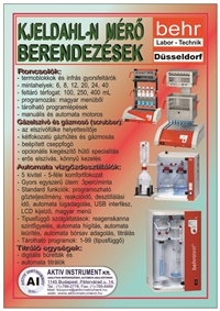 Élelmiszek automata gyorselemzése