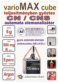 Élelmiszek automata gyorselemzése